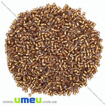 Бісер китайський рубка, 2,2 мм, Коричневий блискучий (BIS-026201)