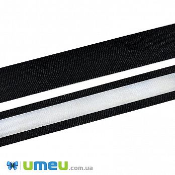 Тесьма світловідбивна на стрічці, 20 мм, Чорна (LEN-047798)