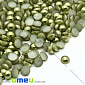 Напівнамистини пластикові Перли, 4 мм, Круглі, Оливкові (KAB-022637)