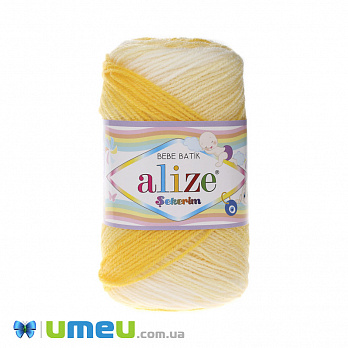 Пряжа Alize Batik Sekerim Bebe 100 г, 320 м, Желтая 6318 (YAR-048035)