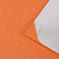 Фоаміран гліттерний на клейовій основі, 2 мм, Помаранчевий, 20х30 см (FOM-059114)