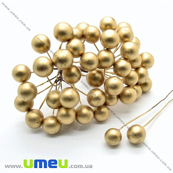 Калина большая, 12 мм, Золотистая (DIF-015498)