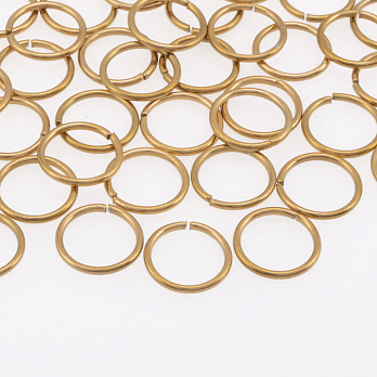 Колечки из нерж. стали, 10 мм, 1 мм, Золото (STL-055852)
