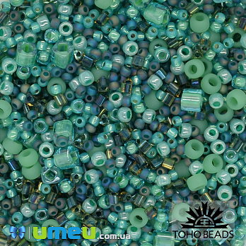 Бісер японський TOHO MIX-3203, Бірюзовий (BIS-039376)
