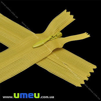 Молния потайная неразъемная, 20 см, Тип 3, Оливковая (ZIP-015929)