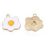 Подвеска метал. Яичница, 19,5х19 мм, Золото (POD-053652)