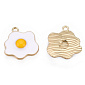 Подвеска метал. Яичница, 19,5х19 мм, Золото (POD-053652)