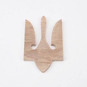 Заготовка деревянная Трезуб, 80х50 мм, Бук (DEC-058356)