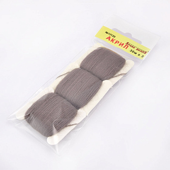 Акриловые нитки, №12120, Бежево-серые (MUL-058843)