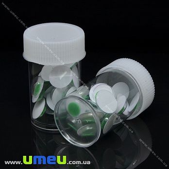 Оченята клейові круглі, 12 мм, Зелені (DIF-037220)