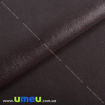 Искусственная кожа на замше 0,65 мм, Коричневая, 20х27 см (LTH-036883)