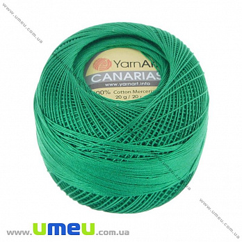 Пряжа YarnArt Canarias 20 г, 203 м, Зеленая 6334 (YAR-022934)