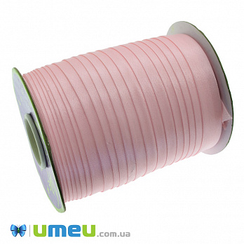 Атласная косая бейка, 15 мм, Розовая (LEN-037789)