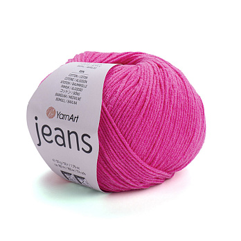 Пряжа YarnArt Jeans 50 г, 160 м, Малинова 59 (YAR-025309)