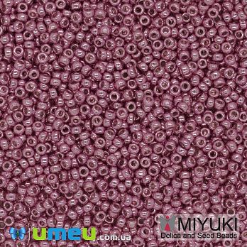 Бісер японський Miyuki круглий RR 15/0 №4210, Duracoat Galvanized, Рожевий (BIS-045878)