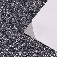 Фоаміран глітерний на клейовій основі, 2 мм, Сірий, 20х30 см (FOM-056435)