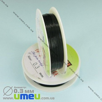 Дріт мідний, 0,3 мм, Чорний (LES-000410)