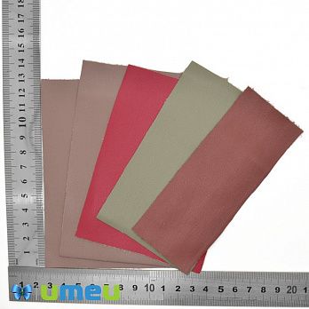 Набір штучної шкіри на замші 0,65 мм, Мікс (LTH-038751)