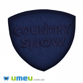 Термоаплікація Country Snow, 7х6,5 см, Синя (APL-038215)