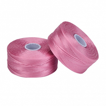 Нитка для бісеру C-Lon D, 0,11 мм, Рожева, 71 м (MUL-051158)