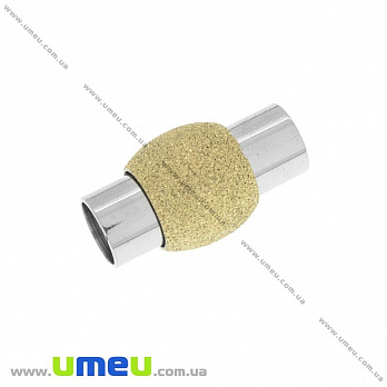 Замок магнітний з нерж. сталі для вклеювання шнура, 20х12 мм (STL-025882)