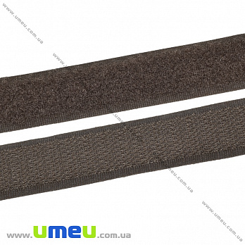 Липучка 20 мм, Коричневая темная (LEN-016212)