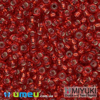 Бісер японський Miyuki круглий RR 11/0 №10, Червоний (BIS-045603)