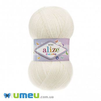 Пряжа Alize Sekerim Bebe 100 г, 320 м, Перлина 450 (YAR-047033)