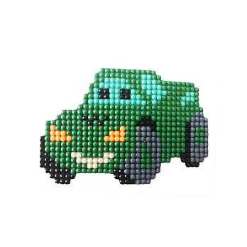 Набор алмазной живописи (наклейка) 9х7 см, Машинка (SXM-052516)