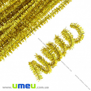 Синельная проволока, Золотистая светлая, 30 см (DIF-018009)