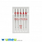 Голки ORGAN UNIVERSAL №100/16 для побутових швейних машин, 5 шт (SEW-043740)