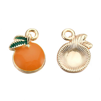 Підвіска метал. Апельсин, 16х12 мм, Золото (POD-053676)