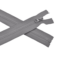 Молния тракторная разъемная 45 см, Тип 5, Серая (ZIP-060400)