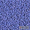 Бисер японский Miyuki круглый RR 15/0 №4704, Синий матовый радужный (BIS-051214)