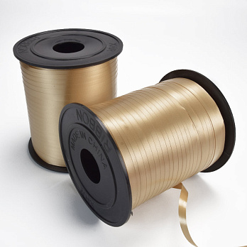 Лента полипропиленовая, 5 мм, Золотистая (LEN-060460)