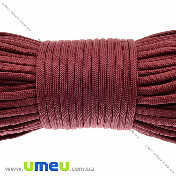 Шнур паракорд семижильный 4 мм, Бордовый (LEN-024943)