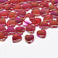 Бусины акриловые Сердце, 8,5х8,5 мм, Красные АВ (BUS-059816)