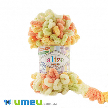 Пряжа Alize Puffy Color 100 г, 9,2 м, №6313 (YAR-048091)