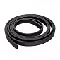 Шнур каучуковый плоский, 6х2 мм, Черный (LEN-053578)