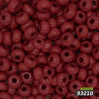 Бісер чеський 2/0, №93210, Червоний темний, Натуральний (BIS-044916)