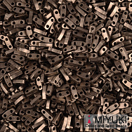 Бисер японский Miyuki QUARTER TILA №2006, 5х1,2 мм, Бронзовый матовый (BIS-053276)