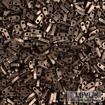 Бисер японский Miyuki QUARTER TILA №2006, 5х1,2 мм, Бронзовый матовый (BIS-053276)