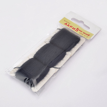 Акрилові нитки, №12102, Чорно-сині (MUL-058832)