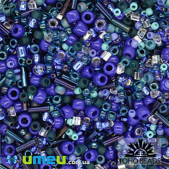 Бисер японский TOHO MIX-3224, Синий (BIS-039387)