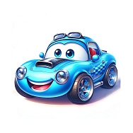 Набір алмазного живопису (наклейка) 11х10 см, Блискавка (SXM-061135)