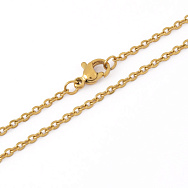 Основа на шию з нерж. ст., Золото, 2 мм, 40 см (STL-005043)