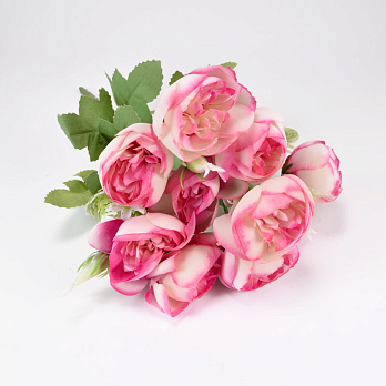 Букет півонії, 29 см, Рожевий (DIF-054074)