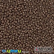 Бісер японський Miyuki круглий RR 15/0 №4213, Duracoat Galvanized, Коричневий (BIS-045879)