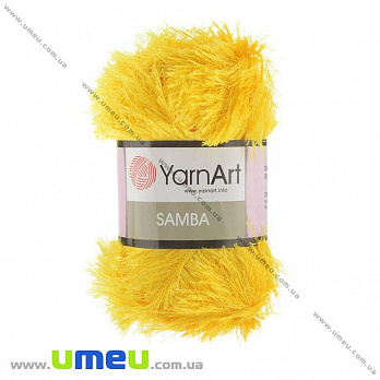 Пряжа YarnArt Samba 100 г, 150 м, Жовта 5500 (YAR-025489)