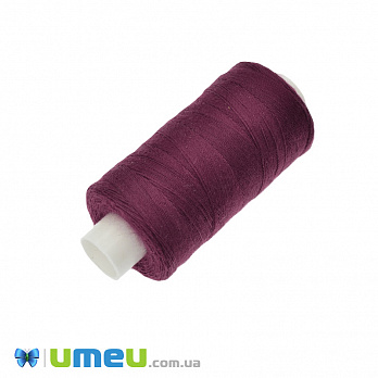 Нить полиэстеровая KIWI №40/2, col.125, Бордовая, 366 м (MUL-046699)